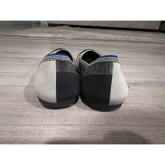 Rothys Womens Shoes Black & White Size  6W Round Toe Flats Slip-on Ballet - Picture 3 of 7